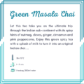 myteabox mauritius tea bags teabags looseleaf tea loose leaf tea surprise gift box Green Masala Chai Green Tea